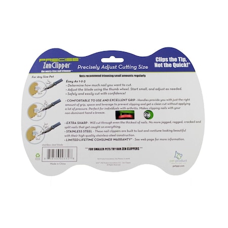 Zen Clipper Precise Precise Nail Trimmer, Green 3650367